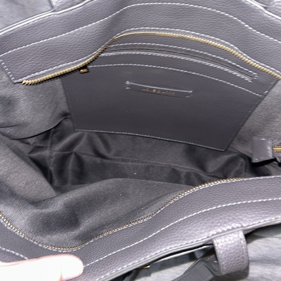 Brand new Love & Lore smaller grey vegan leather tote bag. - Picture 7 of 11